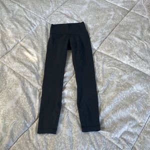 LULULEMON LEGGINGS—size 2–length 25–color black!